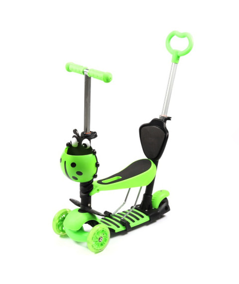 Trotinetă pentru copii 5 în 1 verde